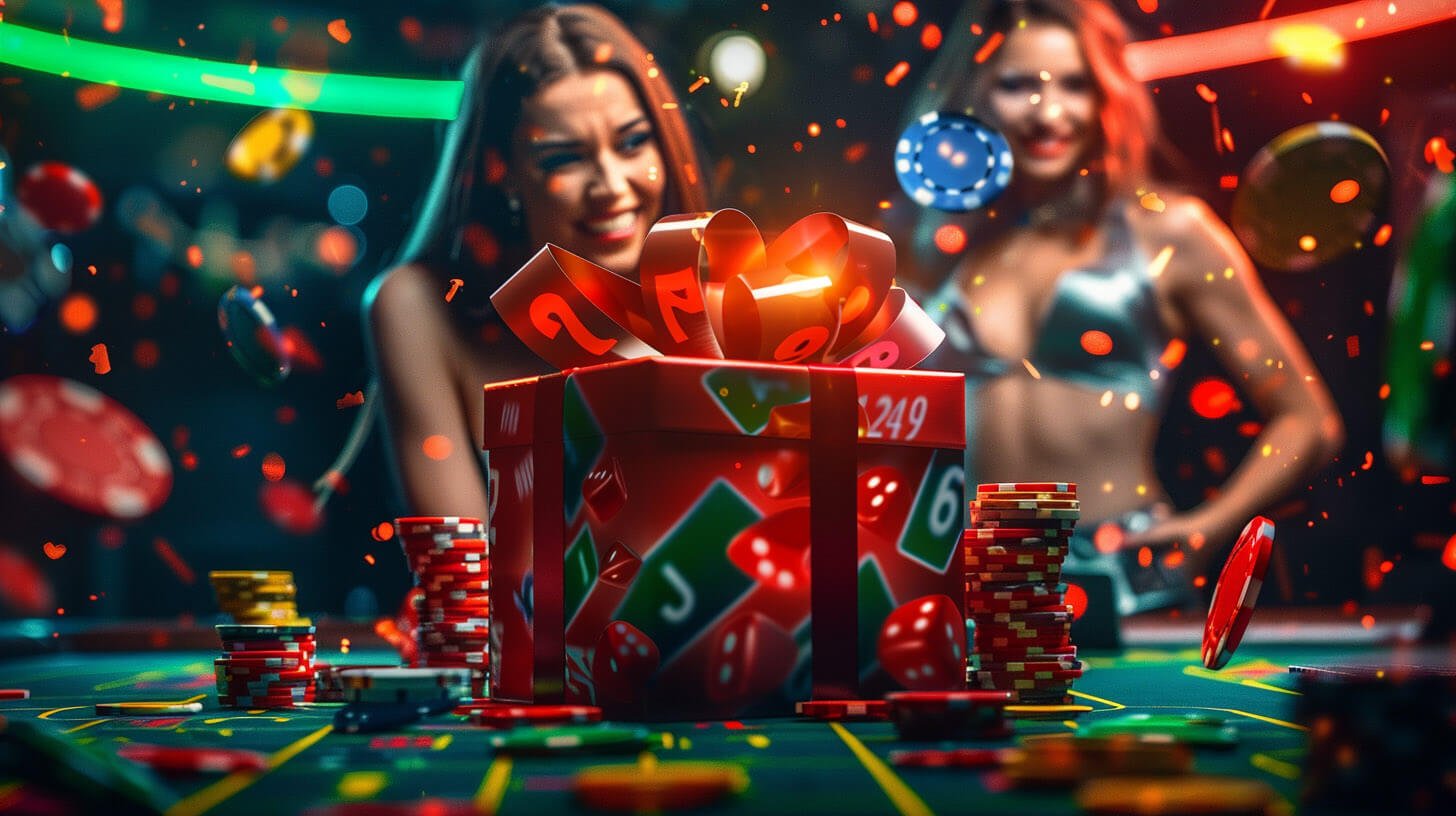 Dealer live casino profesional sedang memberikan permainan di studio